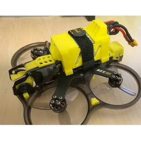 Bee25 850mAh 電池保護殼 2.5吋Cinewhoop專用 電池防爆護倉 抗摔防滑 造型電池艙（主圖）