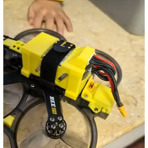 Bee25 850mAh 電池保護殼 2.5吋Cinewhoop專用 電池防爆護倉 抗摔防滑 造型電池艙（細節圖 3）