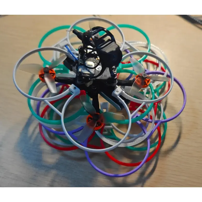 快拆圈圈 Tinywhoop 65mm/75mm 專用外框保護圈 碳纖 8% / PETG 材質可選 BETAFPV（主圖）