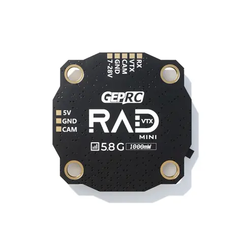 GEPRC RAD MINI 1W 模擬圖傳｜1000mW VTX｜5.8G｜20×20｜內建麥克風｜FPV 穿越機（細節圖 1）