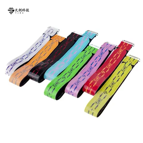 TJRC天劍科技 穿越機電池扎帶 焊接卡口防鬆動 8色選擇 1S/2S LiPo固定帶 炸機不飛神器（細節圖 1）