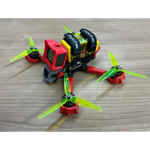 客製化顏色itsFPV ERA 機架 TPU 全套配件｜FPV花飛專用｜機臂腳墊・電線護套・ELRS天線座・圖傳天線（主圖）