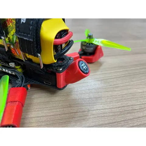 客製化顏色itsFPV ERA 機架 TPU 全套配件｜FPV花飛專用｜機臂腳墊・電線護套・ELRS天線座・圖傳天線（細節圖 5）