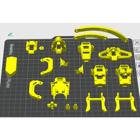 SpeedyBee Master 3X 原廠3D列印配件 保護件 穿越機支架 外殼套件（主圖）
