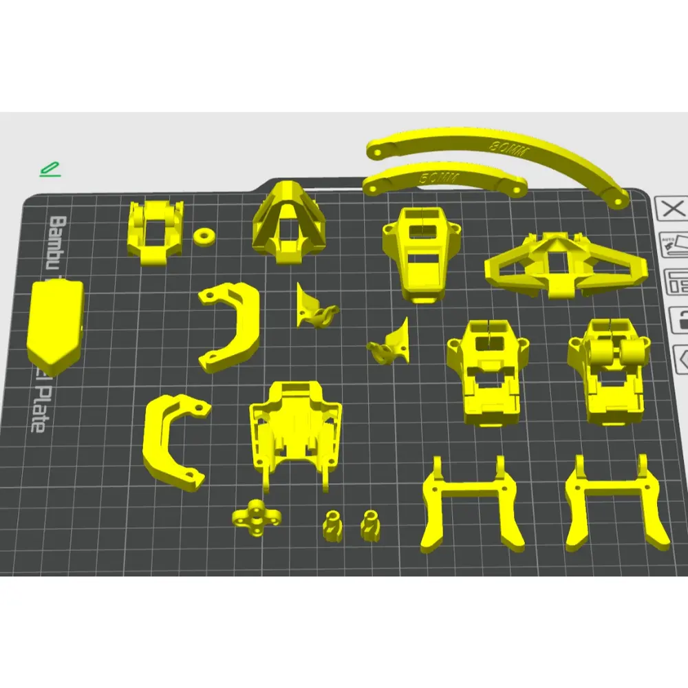 SpeedyBee Master 3X 原廠3D列印配件 保護件 穿越機支架 外殼套件（主圖）
