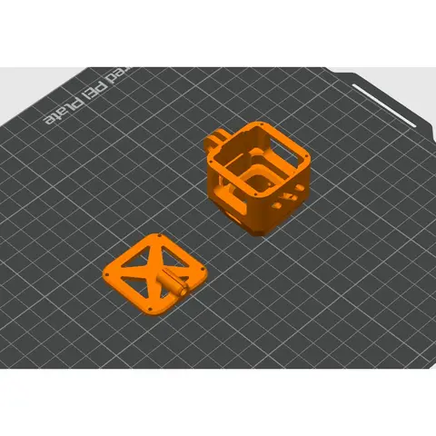 DJI O3 AIR UNIT 專用 一體式安裝套件／3D列印改裝配件｜含保護罩＋天線支架＋鏡頭固定座（細節圖 3）