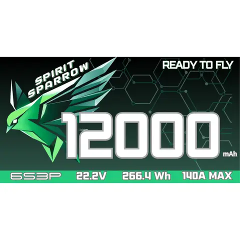 靈雀 Spirit Sparrow FPV遠航電池｜6S2P / 6S3P / 6S4P 長航專用鋰電組｜（細節圖 1）