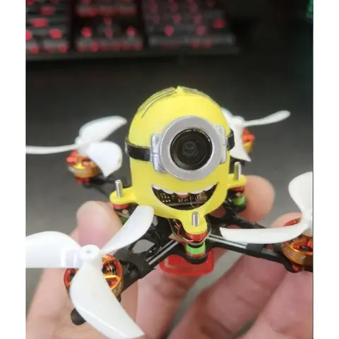 Tiny Whoop 小小兵 頂罩 TPU 機頭保護罩 FPV 穿越機 3D列印 Canopy 支援 AIO 攝影機 機（細節圖 2）