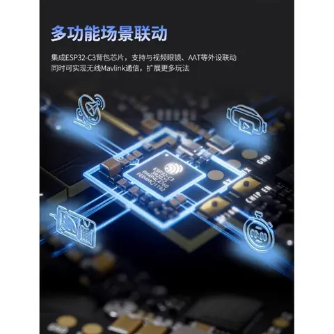電翼動力 GEPRC LINKFLOW 雙頻高頻頭 915M/2.4G 1W LR1121 JR槽 FPV穿越機（細節圖 4）