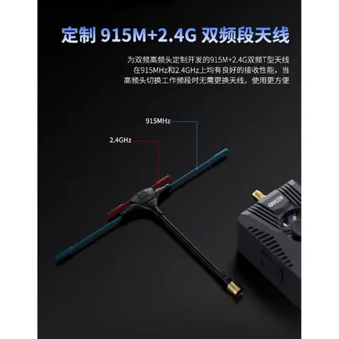 電翼動力 GEPRC LINKFLOW 雙頻高頻頭 915M/2.4G 1W LR1121 JR槽 FPV穿越機（細節圖 6）