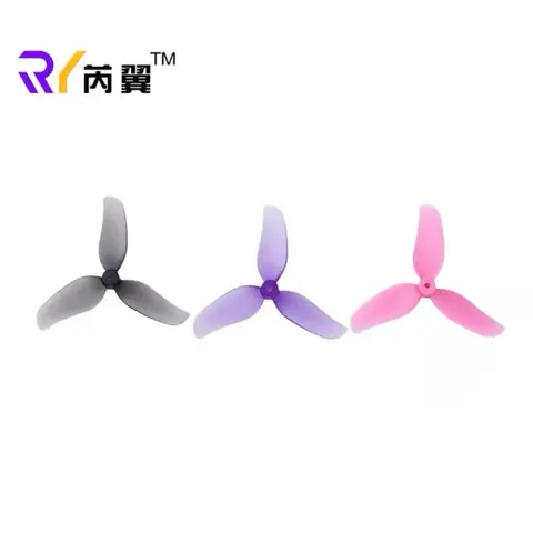 FPV 穿越機 螺旋槳 45mm 三葉槳 R45mm 1.5mm軸孔 RUIYI Tiny Whoop 無刷 空拍機槳葉（細節圖 1）