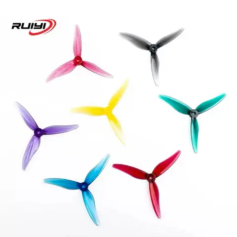 RUIYI R5146 三葉槳 5吋FPV穿越機螺旋槳 競速花飛通用 超耐炸高效率 多色可選 5吋機專用槳葉（細節圖 1）