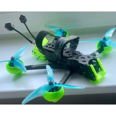 Nazgul Evoque F5 V3 3D列印套件 各類改裝/保護打印件 機鼻護罩/天線座/電池防滑/腳墊 DJI（細節圖 2）