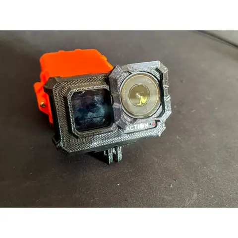DJI Action 3 / 4 / 5 專用 3D列印 TPU 保護框 (防摔/防撞/保護殼/運動相機配件)（主圖）