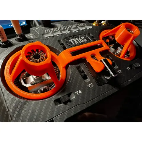 Radiomaster TX16S 遙控器搖桿保護罩｜TX16S 手把防壓保護・防撞・防誤觸 3D列印套・FPV 穿越機（細節圖 2）