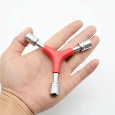 Y型三合一快拆扳手 8/9/10mm 套筒工具 電機M5/M6螺母專用 拆裝槳葉板手 5吋穿越機FPV維修工具（細節圖 1）