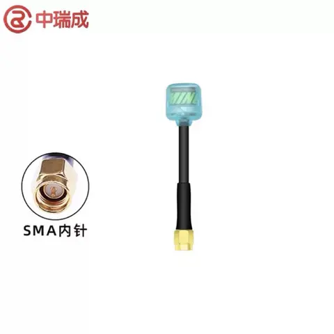 中航雷波 5.8G棒棒糖天線 FPV穿越機圖傳發射 眼鏡接收 SMA公頭 線性全向 左旋右旋遠航天線（細節圖 1）