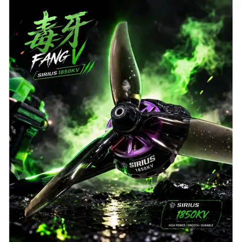 毒牙 FANG V ｜6S花飛競速｜F405飛控｜55A電調｜SIRIUS 1850KV｜Freestyle（細節圖 4）