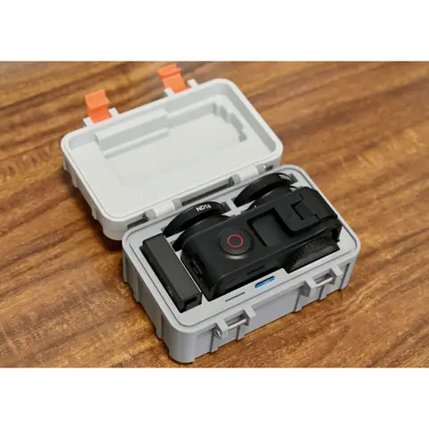 一盒收納所有配件 DJI Action 3 / 4 / 5 專用收納盒 大疆運動相機保護盒 收納充電管家（細節圖 3）