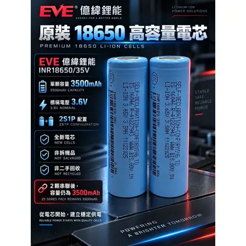電翼動力 18650 2S 3500mAh FPV Goggles供電器 電池盒 支援DJI/類比眼鏡 長續航（細節圖 2）