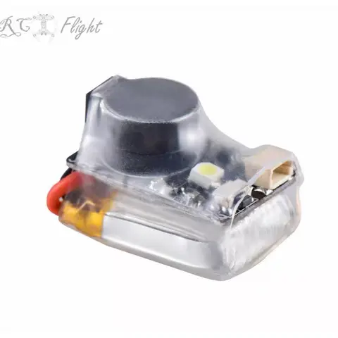 JHE42B FPV 蜂鳴器 BB響 斷電尋機器 110dB 超大音量 穿越機警報器 自帶電池 LED指示燈（主圖）