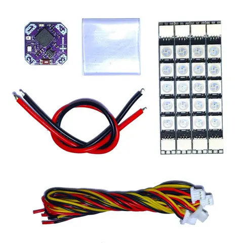 OrangFPV Mini RGB LED燈控板｜2-6S WS2812控制器｜WiFi無線調參｜FPV穿越機燈光模組（細節圖 4）