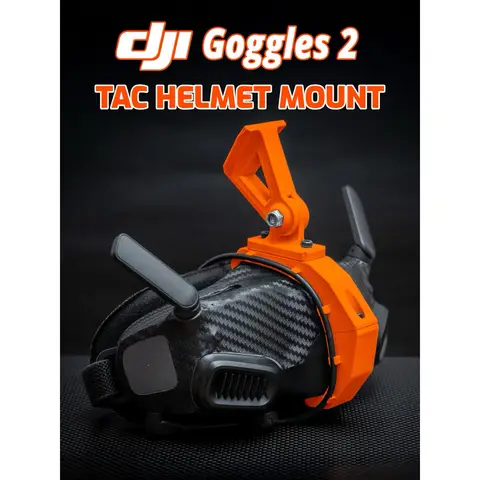 DJI Goggles 2 戰術頭盔安裝座 Wilcox L4/G24介面 TAC Helmet Mount 固定座（主圖）