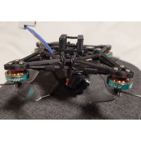 Tinywhoop 65～80mm 機架＆強化件 3D列印碳纖8% 微型穿越機機架 增強保護件/機臂補強/電池托架（細節圖 2）