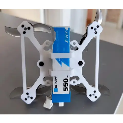Tinywhoop 65～80mm 機架＆強化件 3D列印碳纖8% 微型穿越機機架 增強保護件/機臂補強/電池托架（細節圖 4）