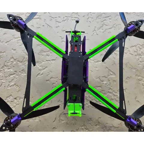 MARK4 V2 10吋 全套打印件｜專用保護件 TPU套件 機臂保護 機頭防撞 穿越機配件（細節圖 2）